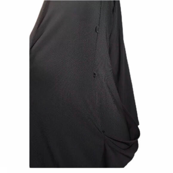 Sympli stretchy knit open cardigan asymmetrical - Picture 5 of 8